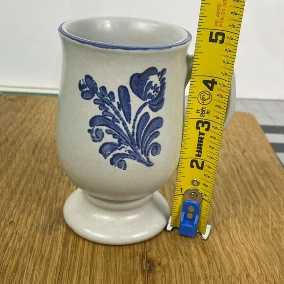VTG Pfaltzgraff Yorktowne Footed Pedestal Stoneware Mug USA Replacement - Picture 8 of 8